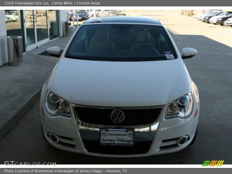 Candy White / Cornsilk Beige 2009 Volkswagen Eos Lux