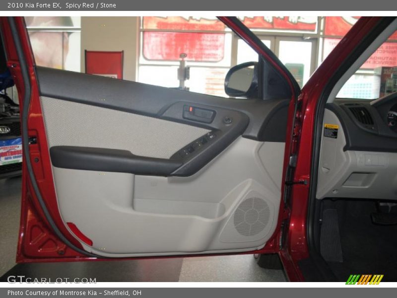 Spicy Red / Stone 2010 Kia Forte EX