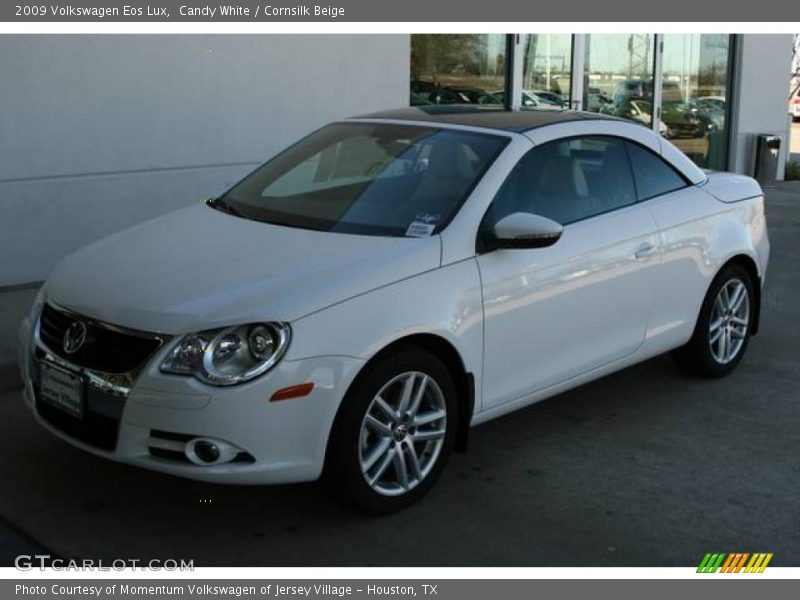 Candy White / Cornsilk Beige 2009 Volkswagen Eos Lux