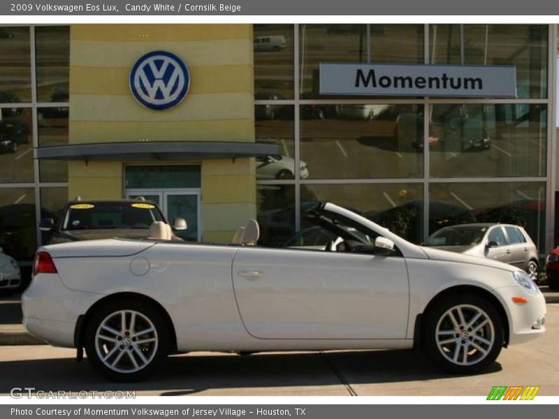 Candy White / Cornsilk Beige 2009 Volkswagen Eos Lux