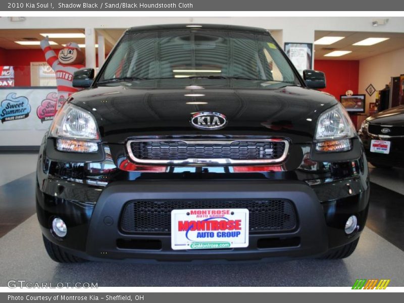 Shadow Black / Sand/Black Houndstooth Cloth 2010 Kia Soul !