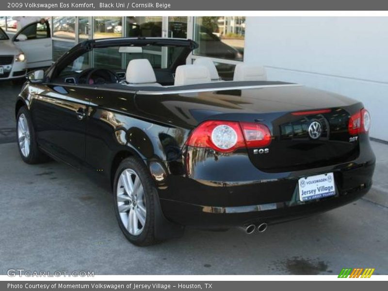 Black Uni / Cornsilk Beige 2009 Volkswagen Eos Komfort