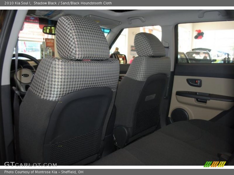 Shadow Black / Sand/Black Houndstooth Cloth 2010 Kia Soul !