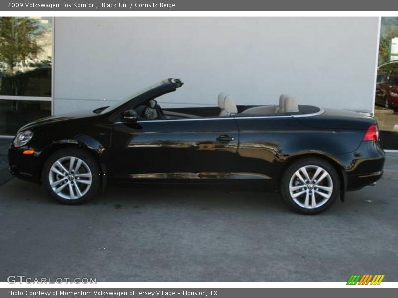 Black Uni / Cornsilk Beige 2009 Volkswagen Eos Komfort