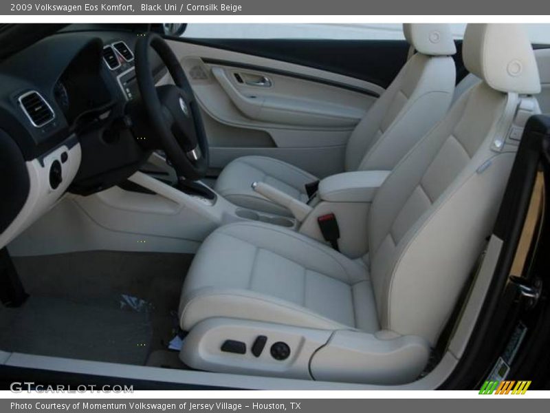 Black Uni / Cornsilk Beige 2009 Volkswagen Eos Komfort