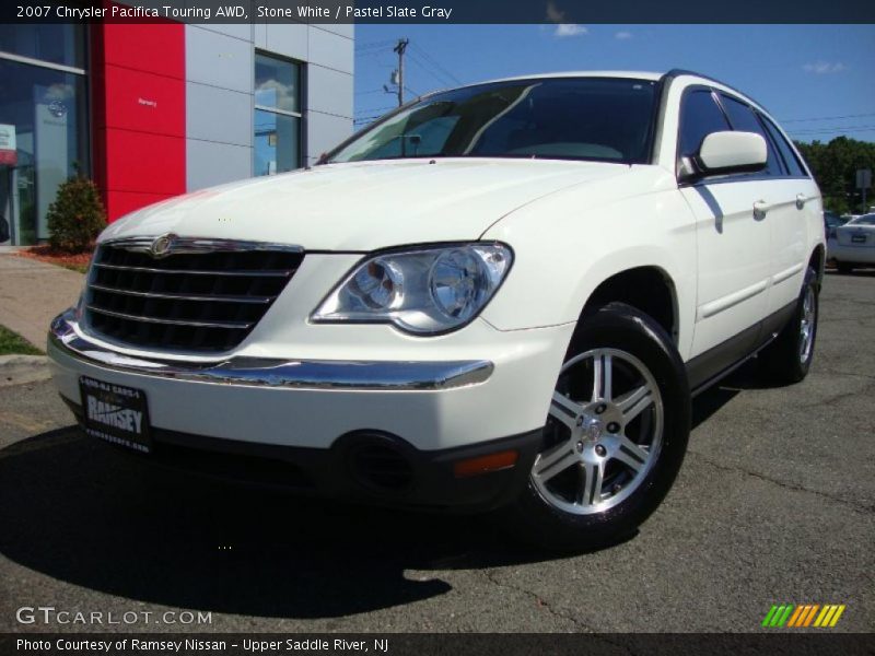 Stone White / Pastel Slate Gray 2007 Chrysler Pacifica Touring AWD