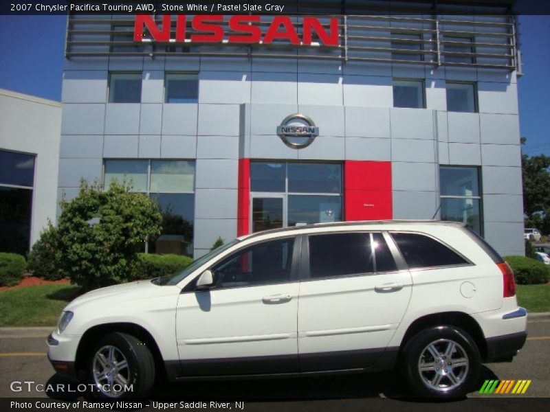 Stone White / Pastel Slate Gray 2007 Chrysler Pacifica Touring AWD