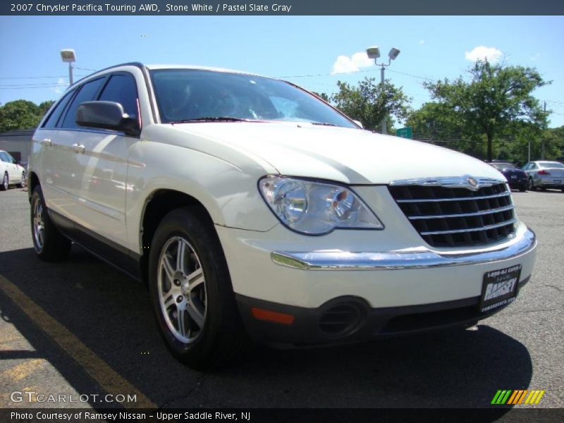 Stone White / Pastel Slate Gray 2007 Chrysler Pacifica Touring AWD