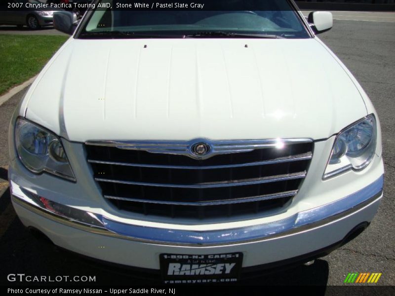 Stone White / Pastel Slate Gray 2007 Chrysler Pacifica Touring AWD