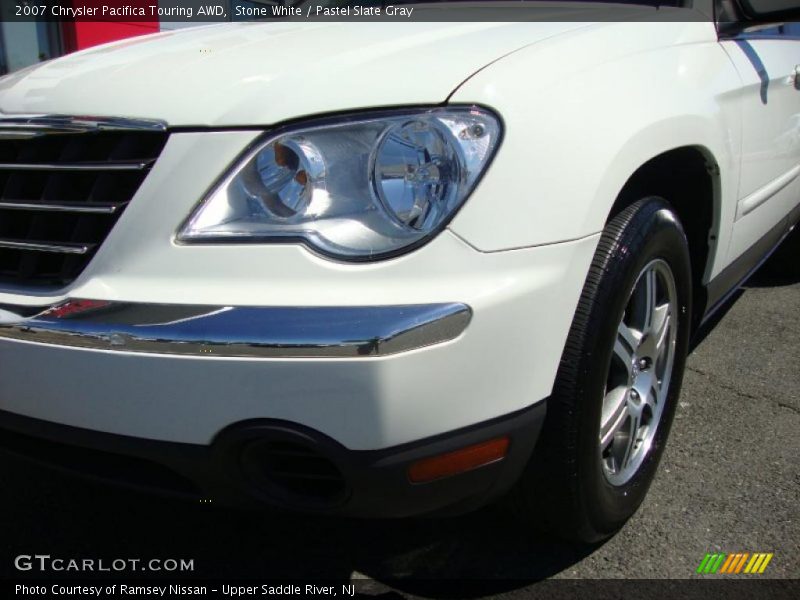 Stone White / Pastel Slate Gray 2007 Chrysler Pacifica Touring AWD