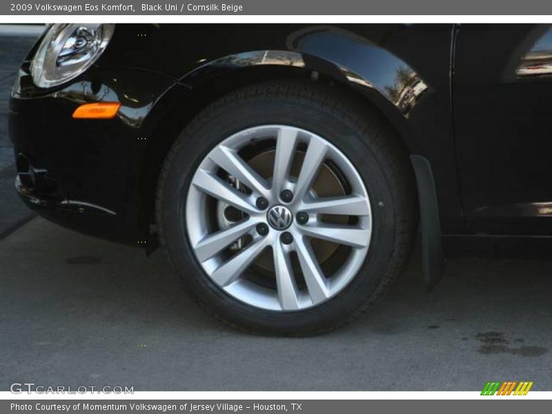 Black Uni / Cornsilk Beige 2009 Volkswagen Eos Komfort