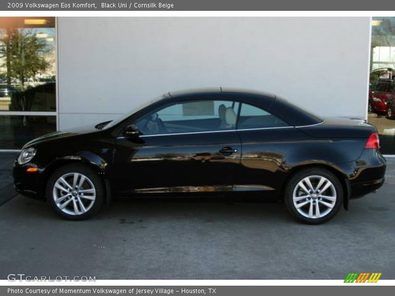 Black Uni / Cornsilk Beige 2009 Volkswagen Eos Komfort