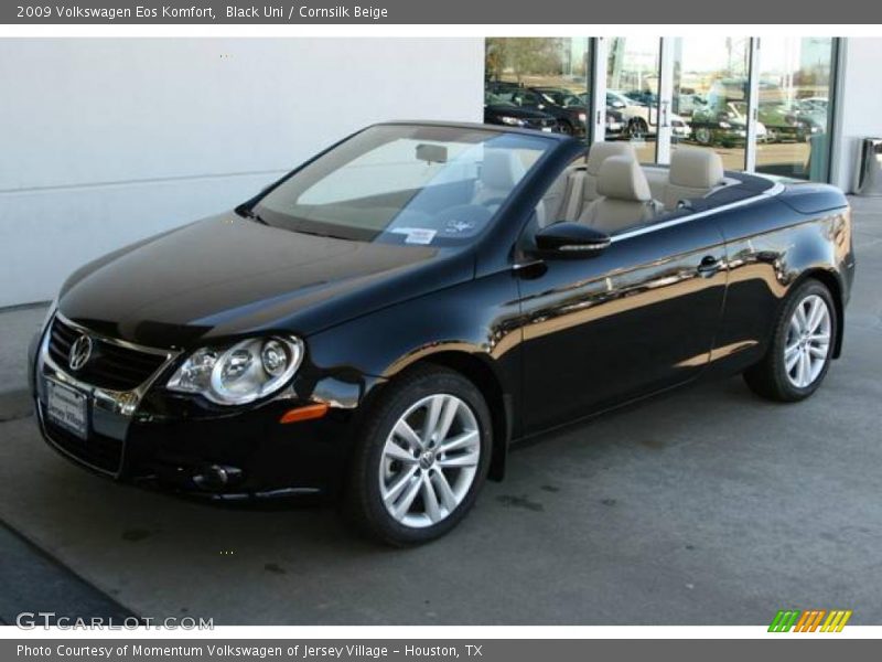 Black Uni / Cornsilk Beige 2009 Volkswagen Eos Komfort