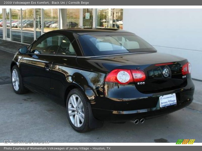Black Uni / Cornsilk Beige 2009 Volkswagen Eos Komfort