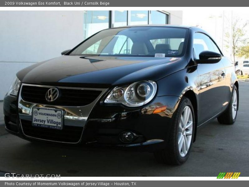 Black Uni / Cornsilk Beige 2009 Volkswagen Eos Komfort