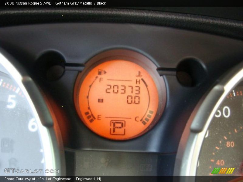 Gotham Gray Metallic / Black 2008 Nissan Rogue S AWD
