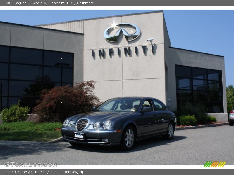 Sapphire Blue / Cashmere 2000 Jaguar S-Type 4.0