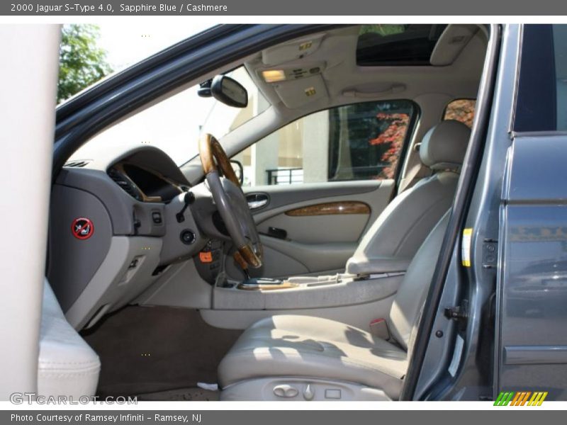 Sapphire Blue / Cashmere 2000 Jaguar S-Type 4.0