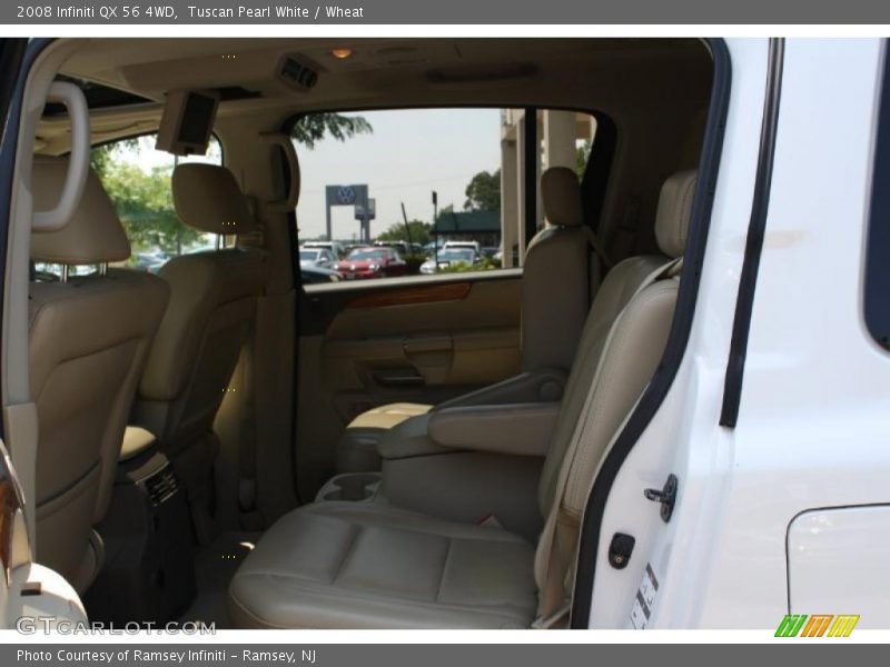 Tuscan Pearl White / Wheat 2008 Infiniti QX 56 4WD