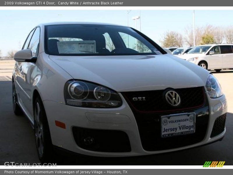 Candy White / Anthracite Black Leather 2009 Volkswagen GTI 4 Door