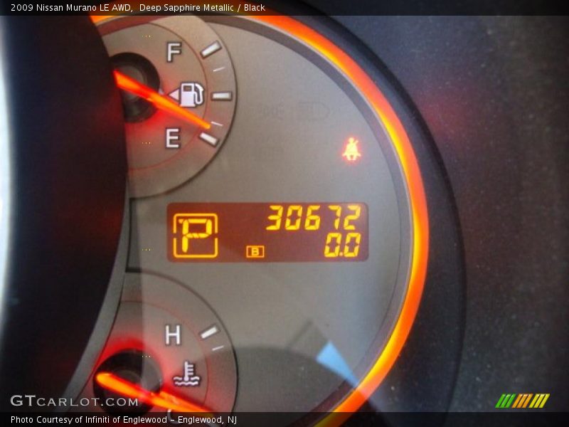 Deep Sapphire Metallic / Black 2009 Nissan Murano LE AWD