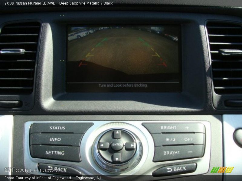 Deep Sapphire Metallic / Black 2009 Nissan Murano LE AWD