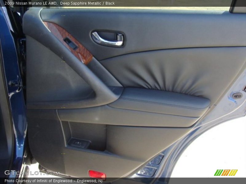 Deep Sapphire Metallic / Black 2009 Nissan Murano LE AWD