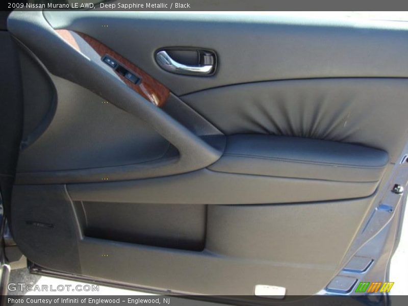 Deep Sapphire Metallic / Black 2009 Nissan Murano LE AWD