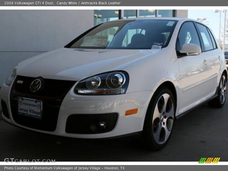 Candy White / Anthracite Black Leather 2009 Volkswagen GTI 4 Door