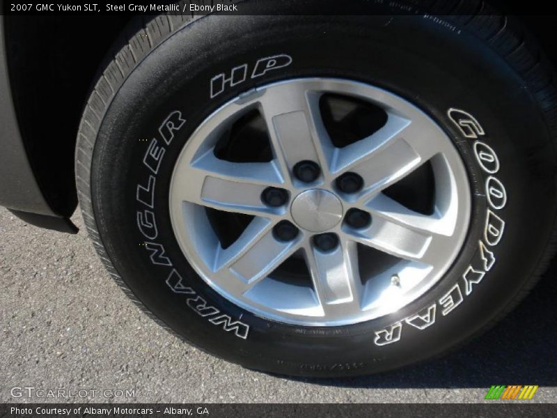 Steel Gray Metallic / Ebony Black 2007 GMC Yukon SLT