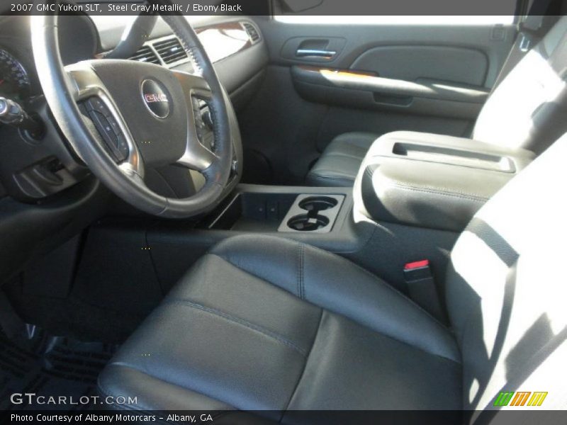 Steel Gray Metallic / Ebony Black 2007 GMC Yukon SLT