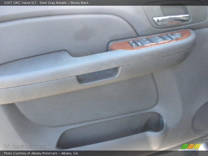 Steel Gray Metallic / Ebony Black 2007 GMC Yukon SLT