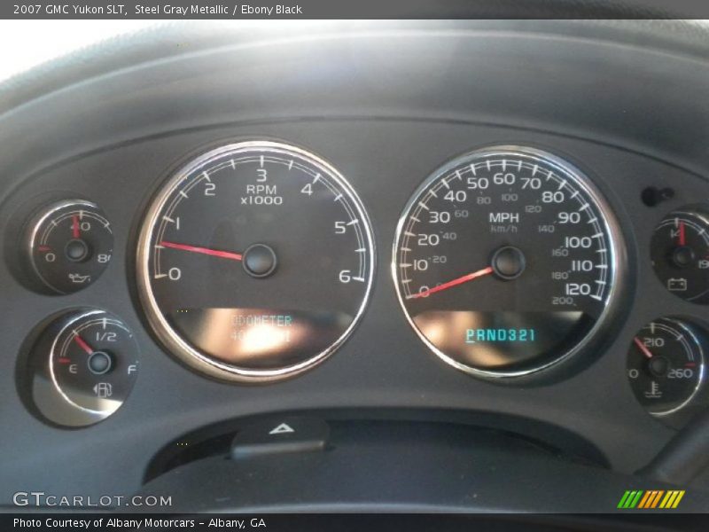 Steel Gray Metallic / Ebony Black 2007 GMC Yukon SLT