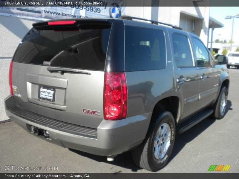 Steel Gray Metallic / Ebony Black 2007 GMC Yukon SLT