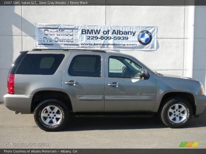 Steel Gray Metallic / Ebony Black 2007 GMC Yukon SLT