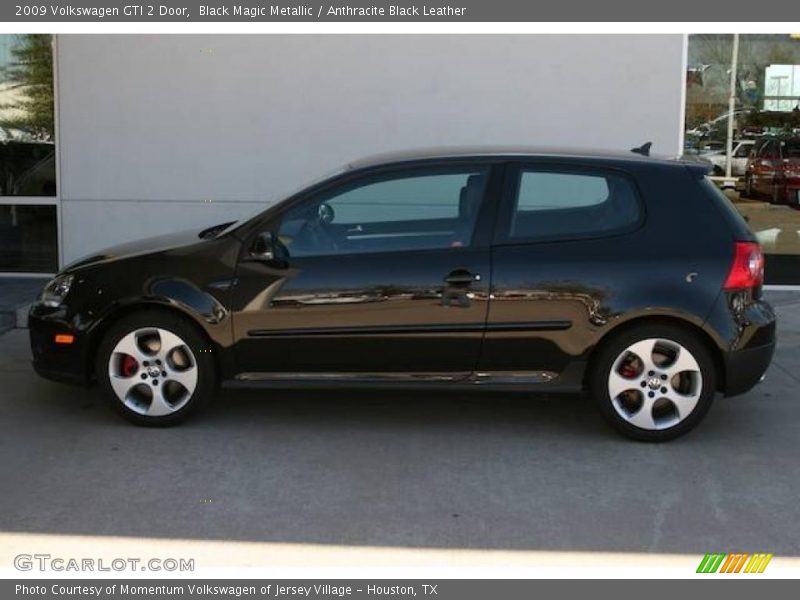 Black Magic Metallic / Anthracite Black Leather 2009 Volkswagen GTI 2 Door