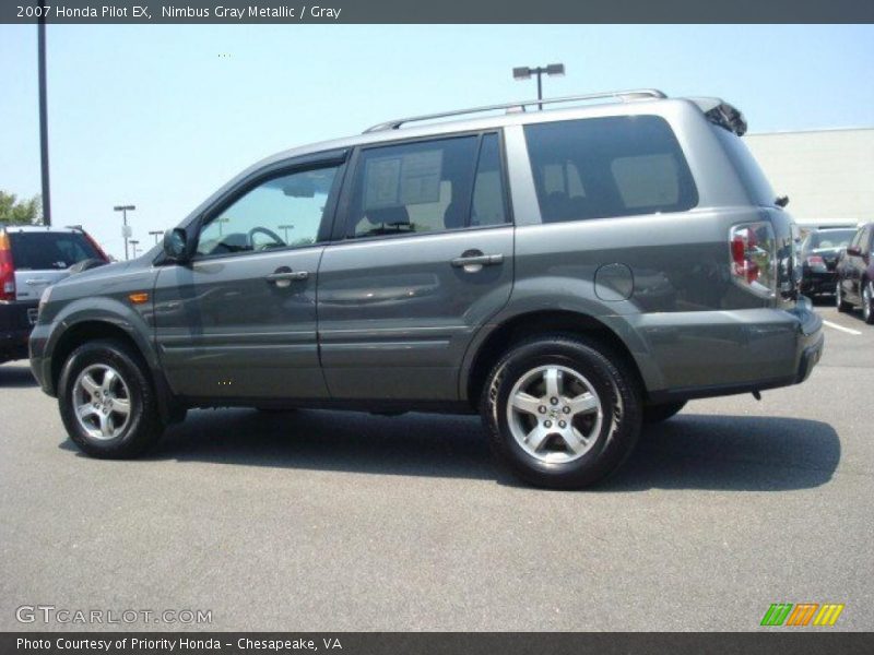 Nimbus Gray Metallic / Gray 2007 Honda Pilot EX