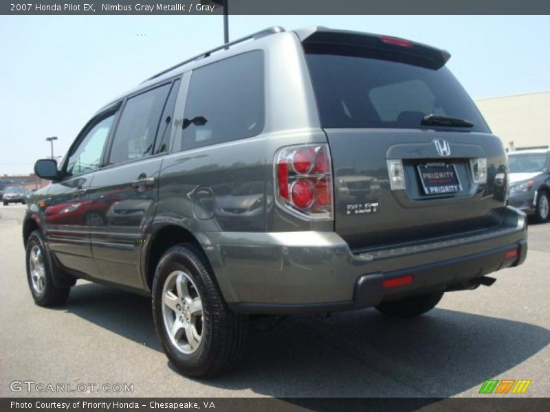 Nimbus Gray Metallic / Gray 2007 Honda Pilot EX