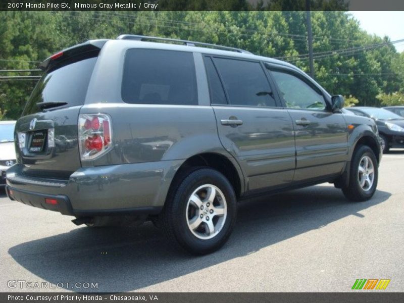 Nimbus Gray Metallic / Gray 2007 Honda Pilot EX