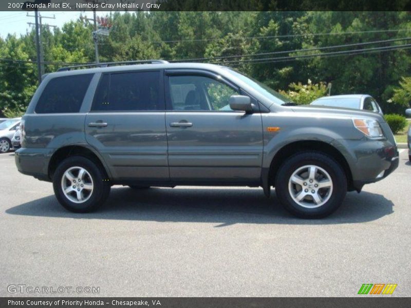 Nimbus Gray Metallic / Gray 2007 Honda Pilot EX