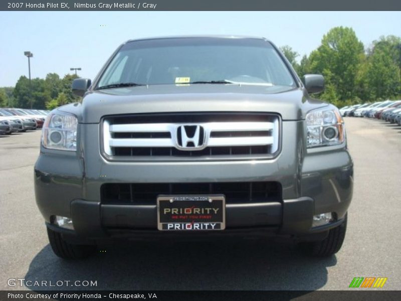 Nimbus Gray Metallic / Gray 2007 Honda Pilot EX