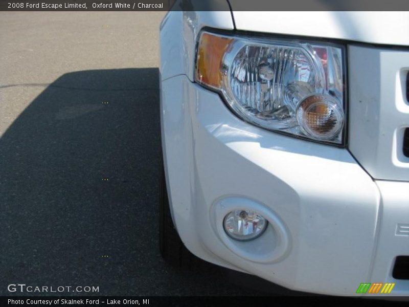 Oxford White / Charcoal 2008 Ford Escape Limited