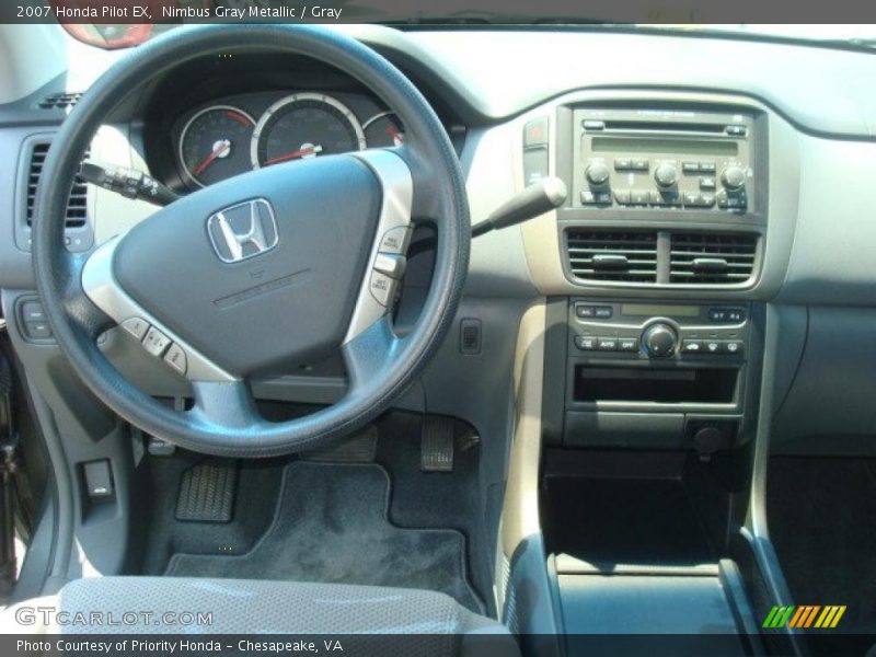 Nimbus Gray Metallic / Gray 2007 Honda Pilot EX