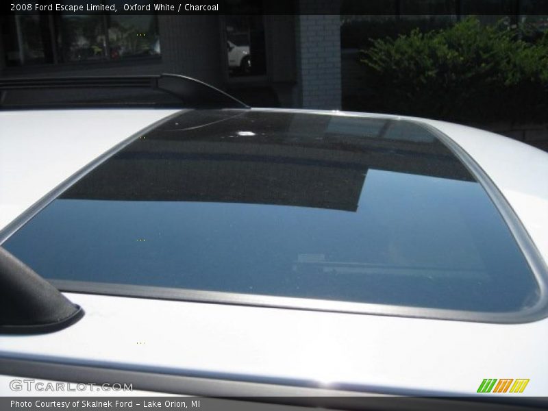 Oxford White / Charcoal 2008 Ford Escape Limited