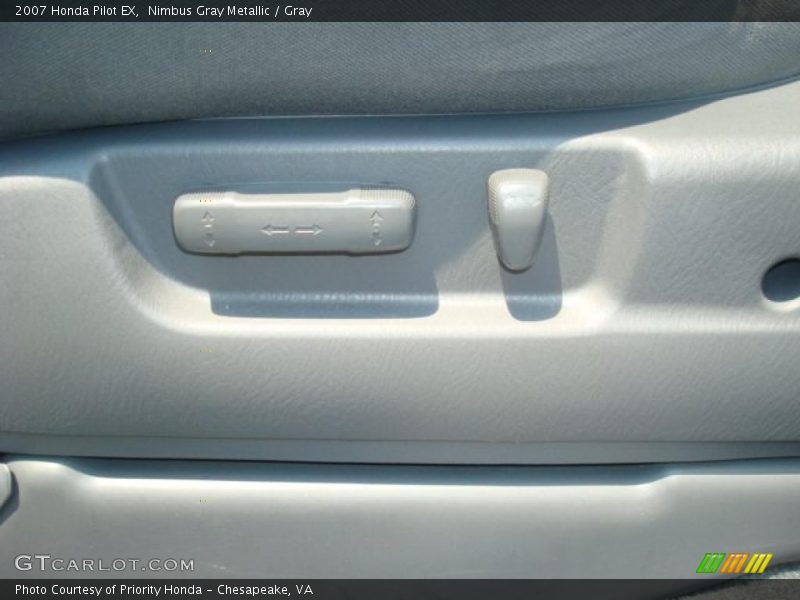 Nimbus Gray Metallic / Gray 2007 Honda Pilot EX