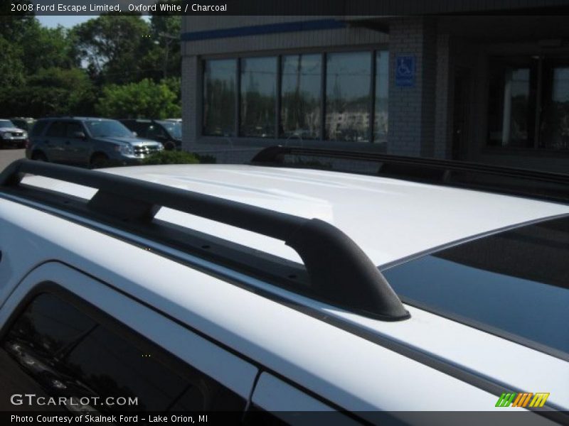 Oxford White / Charcoal 2008 Ford Escape Limited