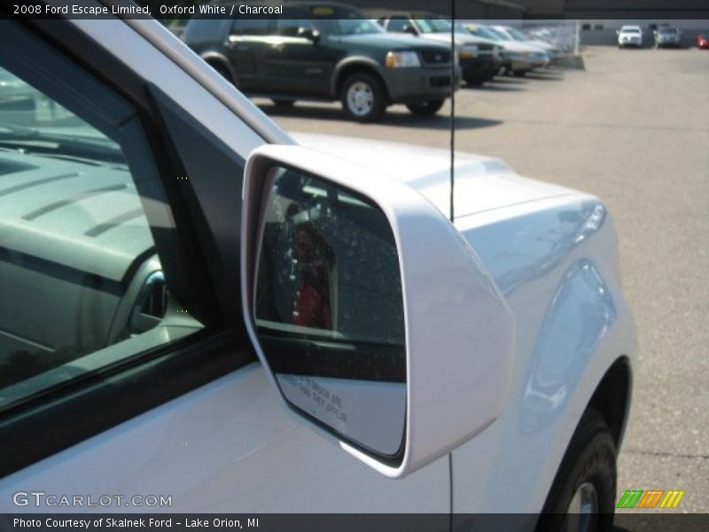 Oxford White / Charcoal 2008 Ford Escape Limited