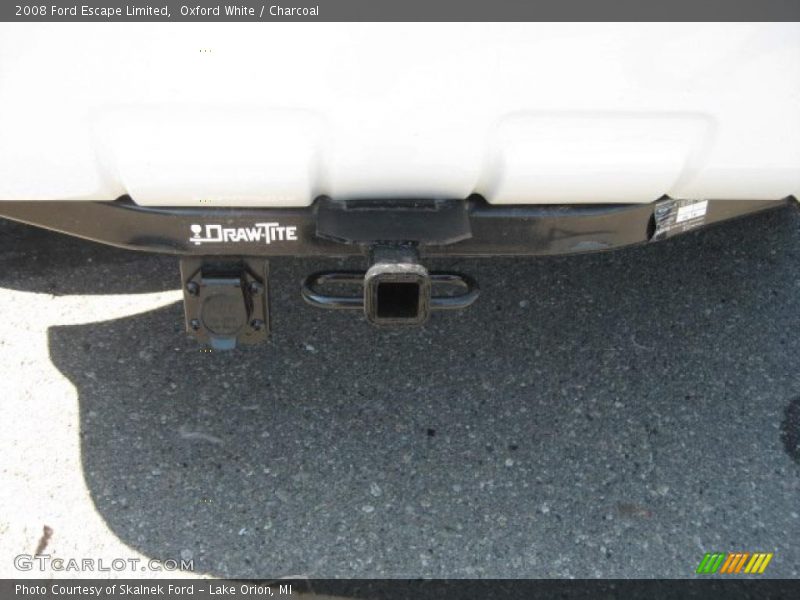 Oxford White / Charcoal 2008 Ford Escape Limited