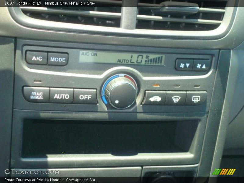 Nimbus Gray Metallic / Gray 2007 Honda Pilot EX