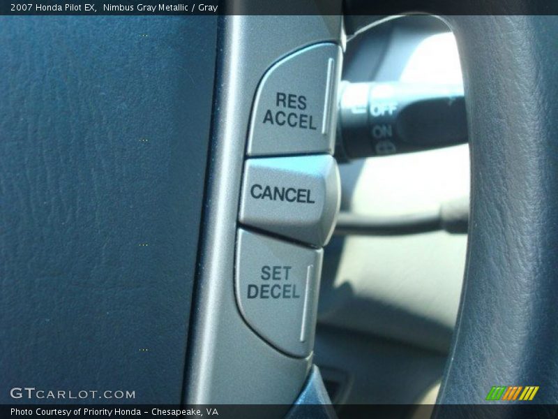 Nimbus Gray Metallic / Gray 2007 Honda Pilot EX
